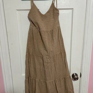 Old Navy Maxi Khaki Dress NEW without tags Size XS
